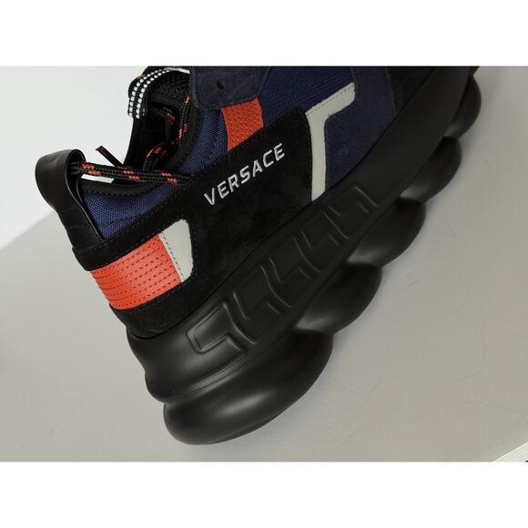 Versace Chain Reaction Chunky Sneakers Black/Blue 12 US (45 Eu) 1021575 IT NIB main image 8